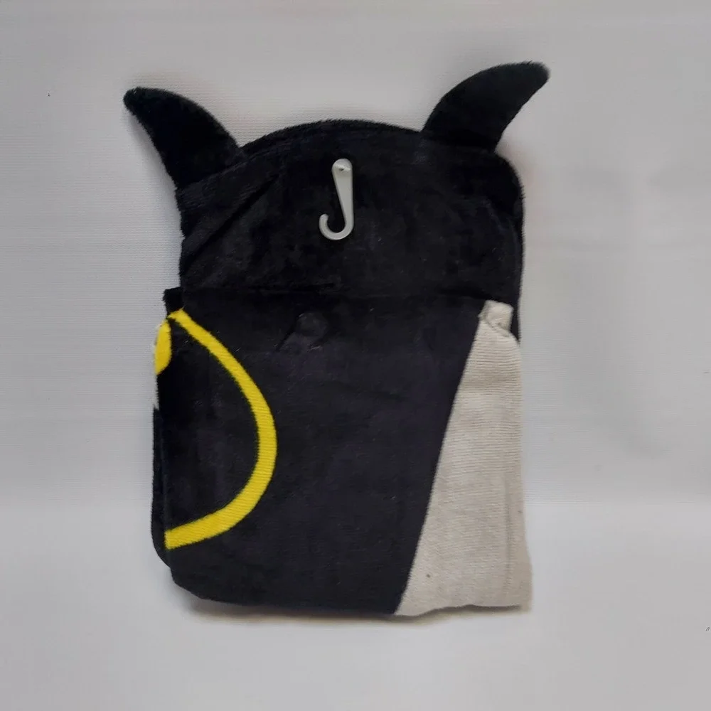 Batman Kids Hooded Towel Wrap 24x50 Black Streetwear Superhero Character Cape
